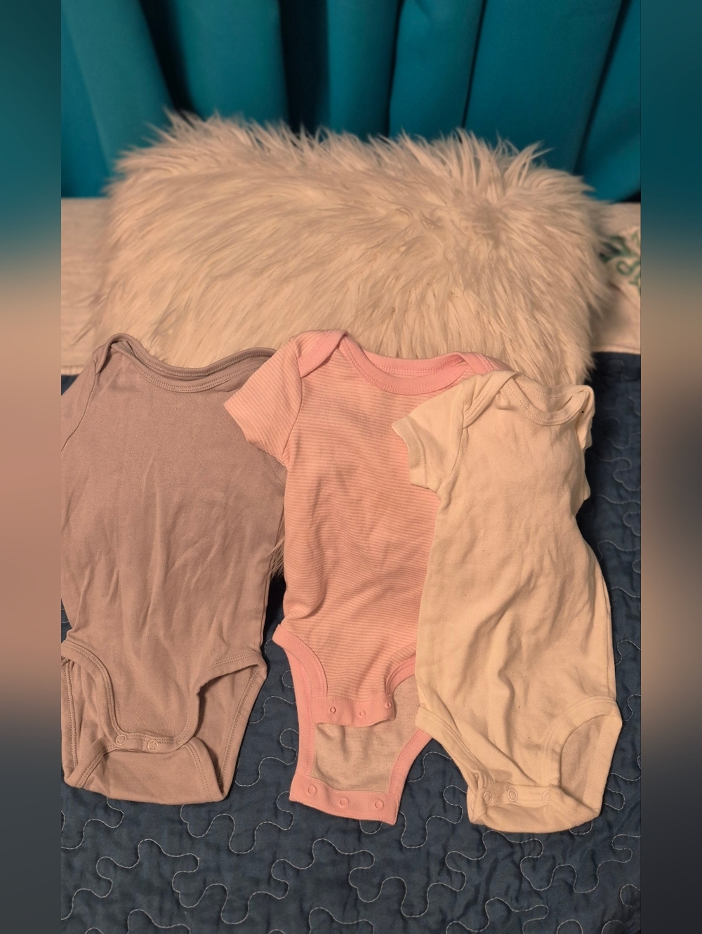 Nike Baby Girls Short-Sleeve Bodysuit Set - Pink, White, Light Purple